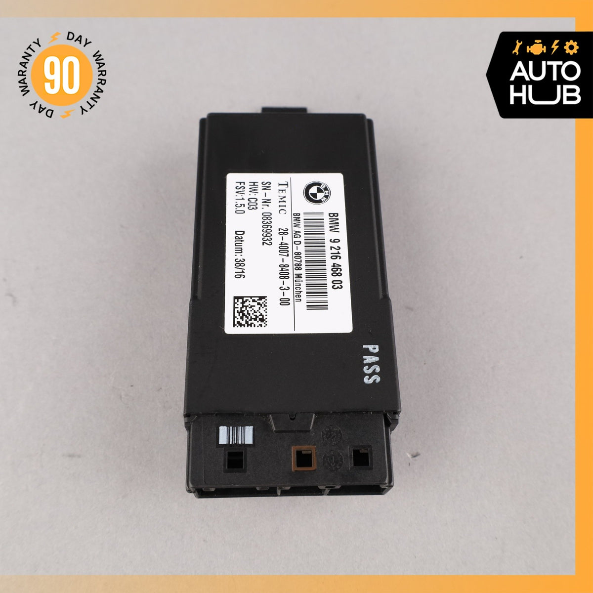 BMW F15 X5 Front Left or Right Seat Heating Control Module 9216468 OEM - photo 7