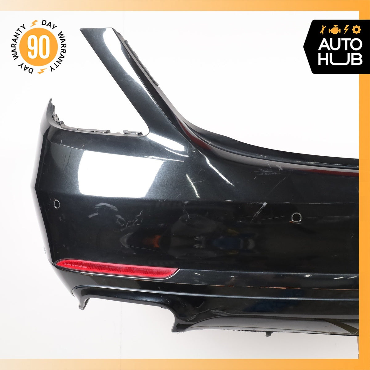 14-17 Mercedes W222 S600 S550 MAYBACH Base Rear Bumper Cover Assembly Black OEM - photo 4