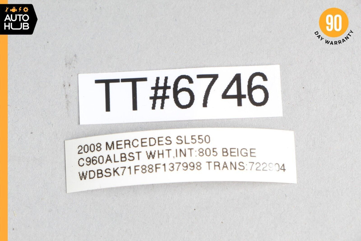 Mercedes R230 SL550 SL55 AMG Convertible Top Right Side Load Assist Cylinder OEM - photo 12