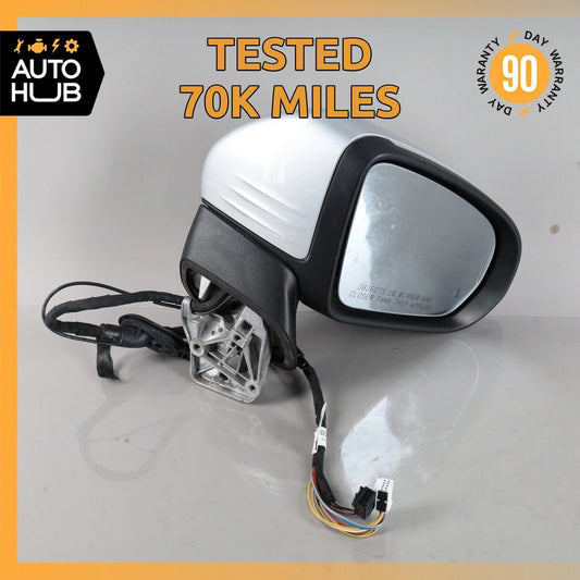 17-21 Mercedes W205 C300 C43 AMG Right Rear View Door Mirror w/ Blind Spot OEM - photo 1
