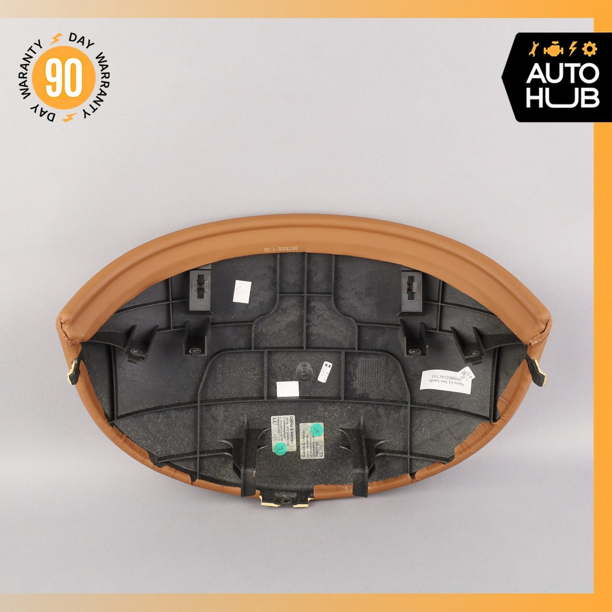 Porsche Cayenne 955 Instrument Cluster Speedometer Trim Leather Beige OEM - photo 7