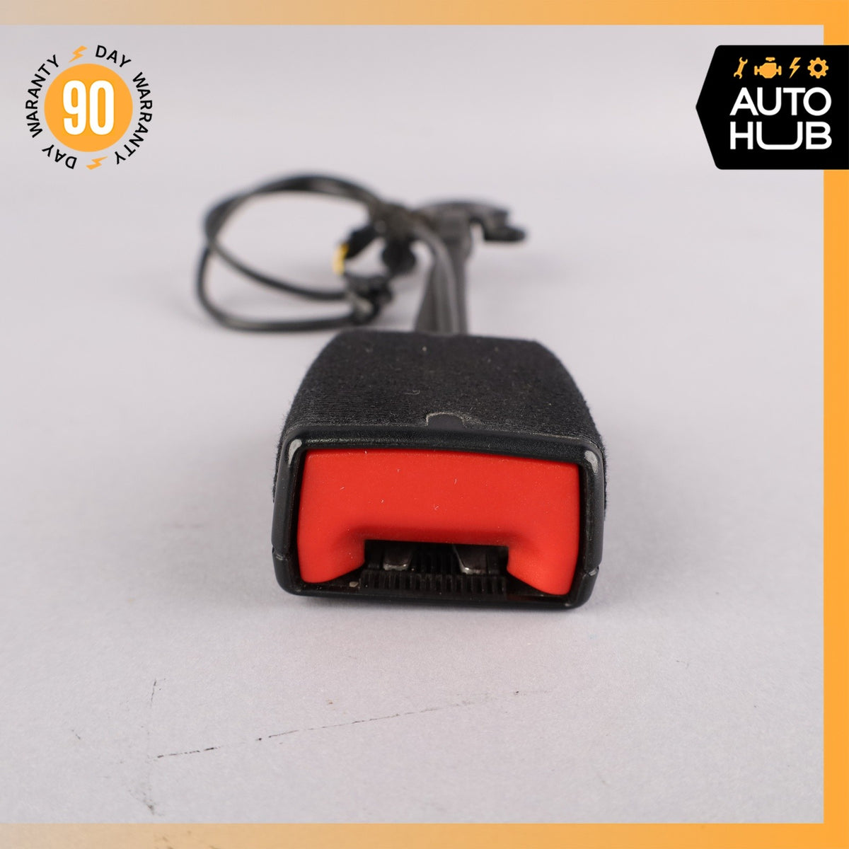 11-18 Porsche Cayenne 958 Front Left Seat Belt Buckle Black 7P0857755 OEM - photo 5