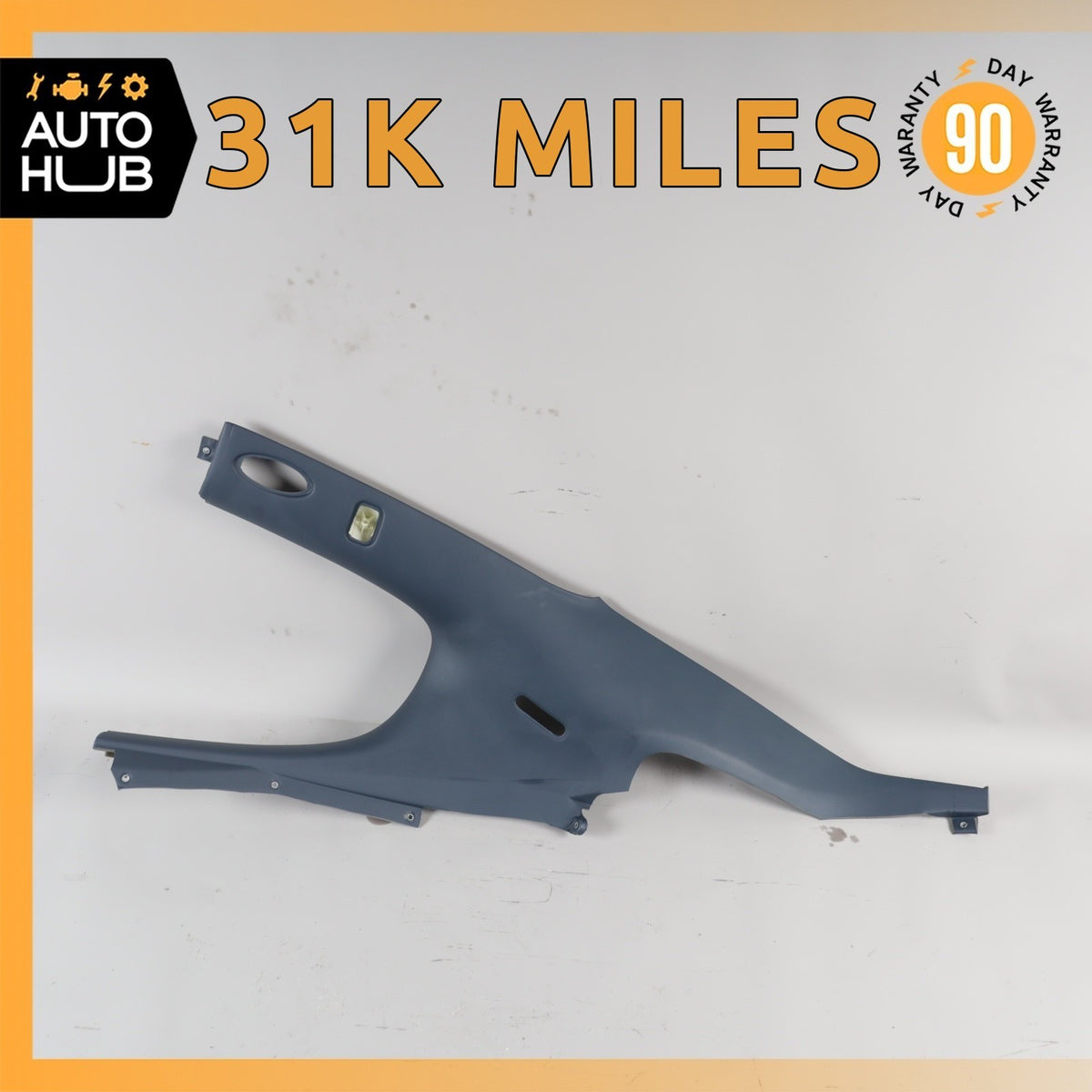 02-07 Maserati 4200 M138 Rear Right Interior Trim Panel C Pillar Blue OEM - photo 1