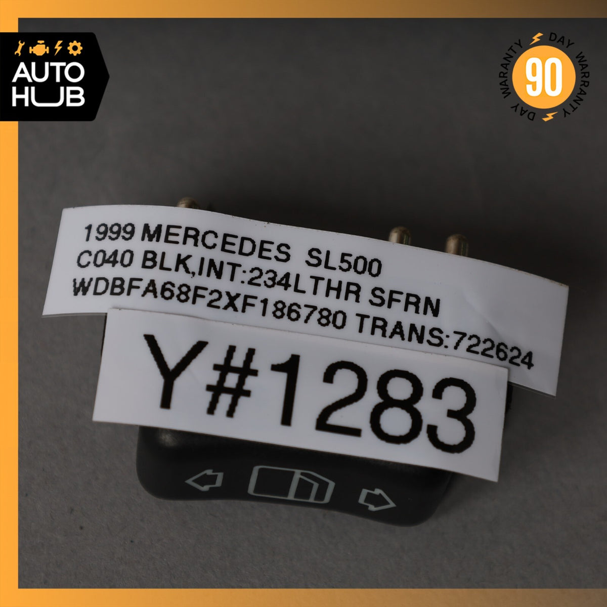 90-02 Mercedes R129 SL500 SL320 500SL Left Driver Side Window Control Switch OEM - photo 8