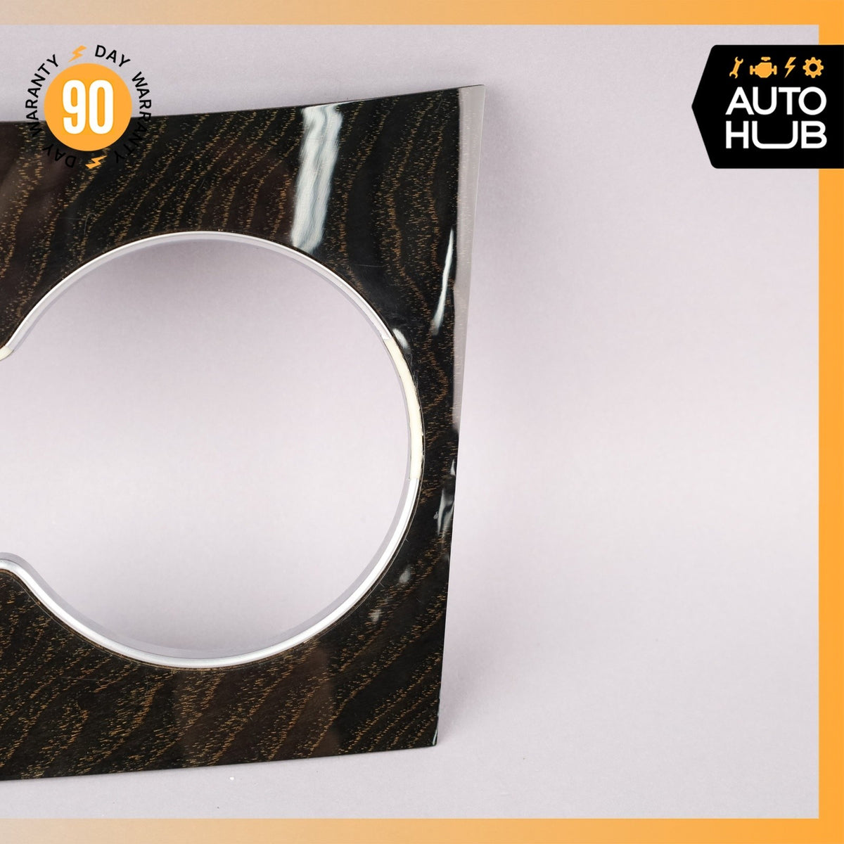 Mercedes W207 E400 E350 Center Console Cup Holder Trim Panel Cover Wood OEM - photo 4