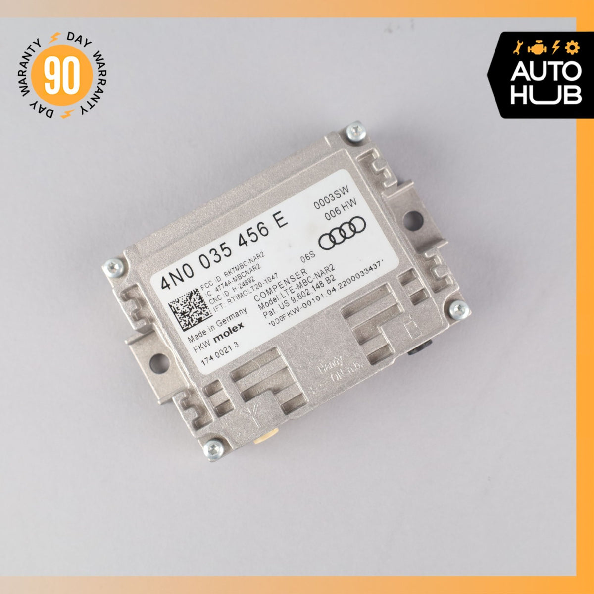 Audi B9 S5 Radio Communication Antenna Amplifier Control Module 4N0035456E OEM - photo 3