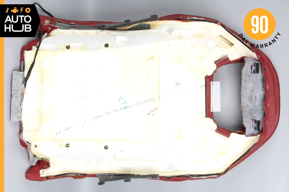 12-16 Mercedes R172 SLK250 SLK300 Front Left Side Upper Seat Cushion Red OEM 75k - photo 12