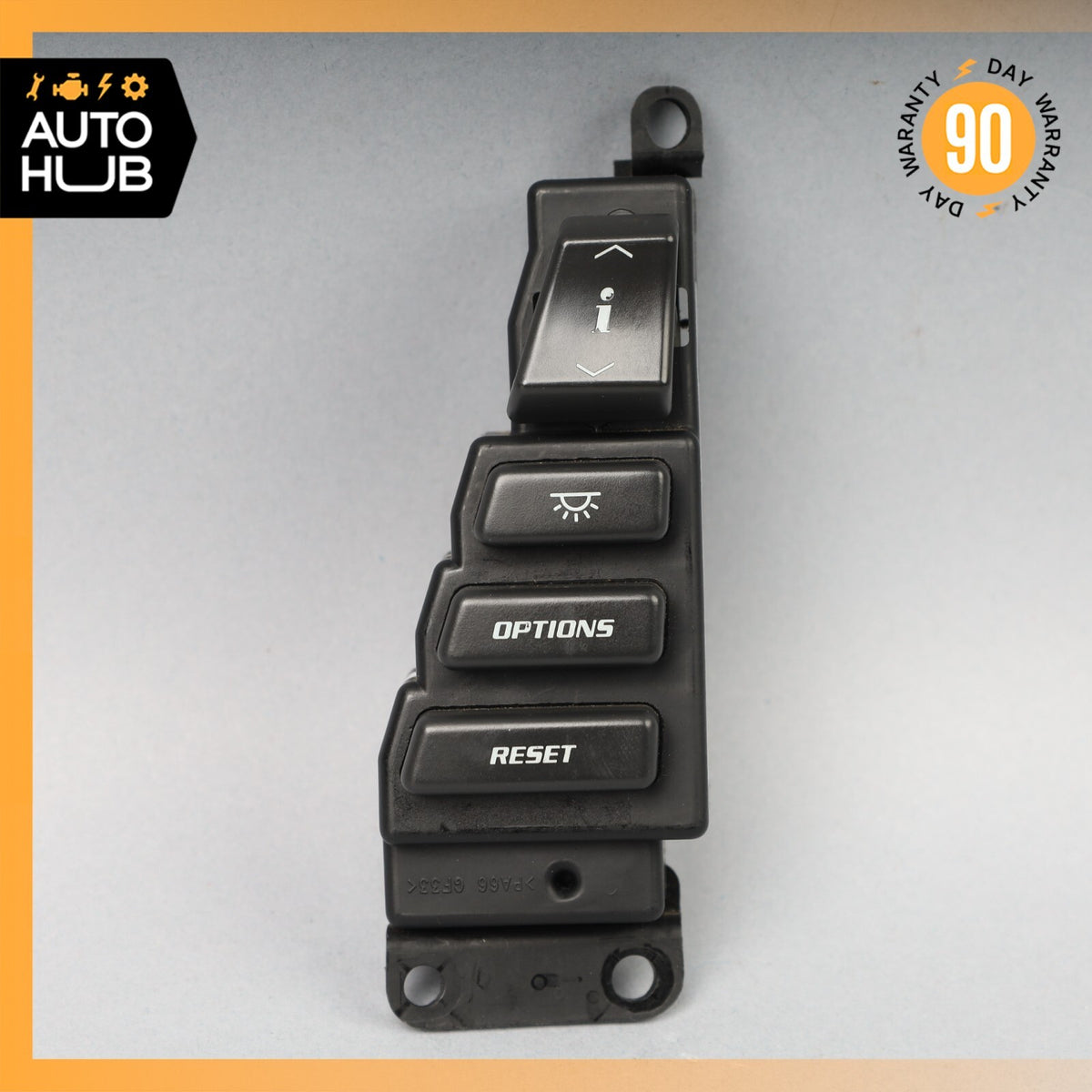 04-09 Cadillac XLR Information Display Switch Button 15251160 OEM - photo 1