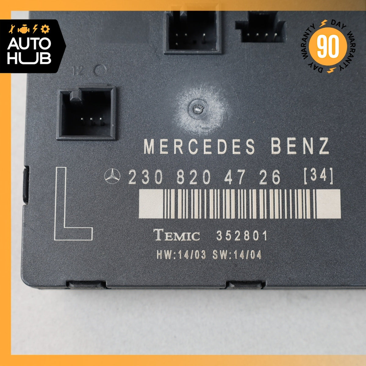 03-12 Mercedes R230 SL500 SL550 Door Control Module Left Driver Side OEM - photo 7