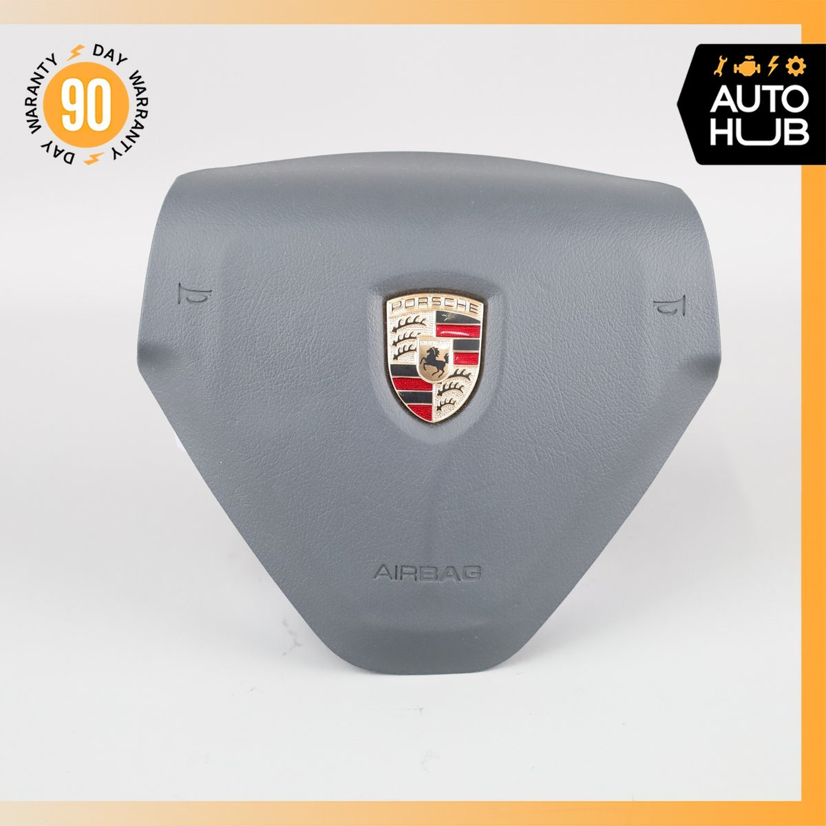 05-12 Porsche Boxster 987 Cayman 911 997 Driver Steering Wheel Airbag Gray OEM - photo 2