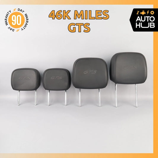 15-26 Porsche Macan 95B GTS Front & Rear Headrest Head Rest Leather Set OEM 46k - photo 1