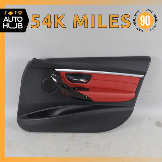 12-18 BMW F30 330e 320i Front Right Passenger Side Door Panel Trim OEM 54k - photo 1
