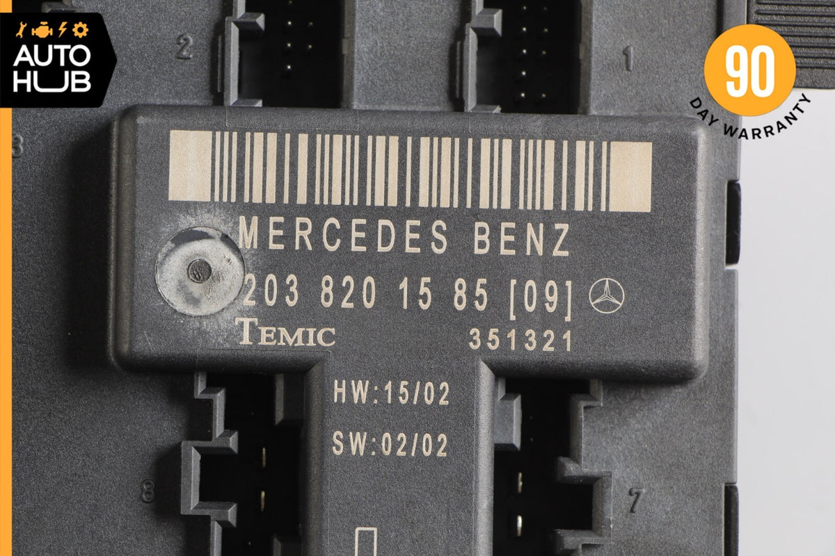 01-07 Mercedes W203 C32 AMG C280 Front Left Door Control Module 2038201585 OEM - photo 9