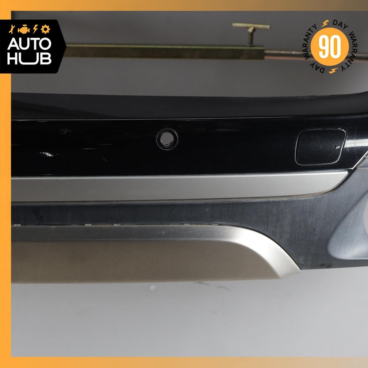 14-18 BMW F15 X5 Rear Bumper Cover Panel Assembly Black OEM - photo 4