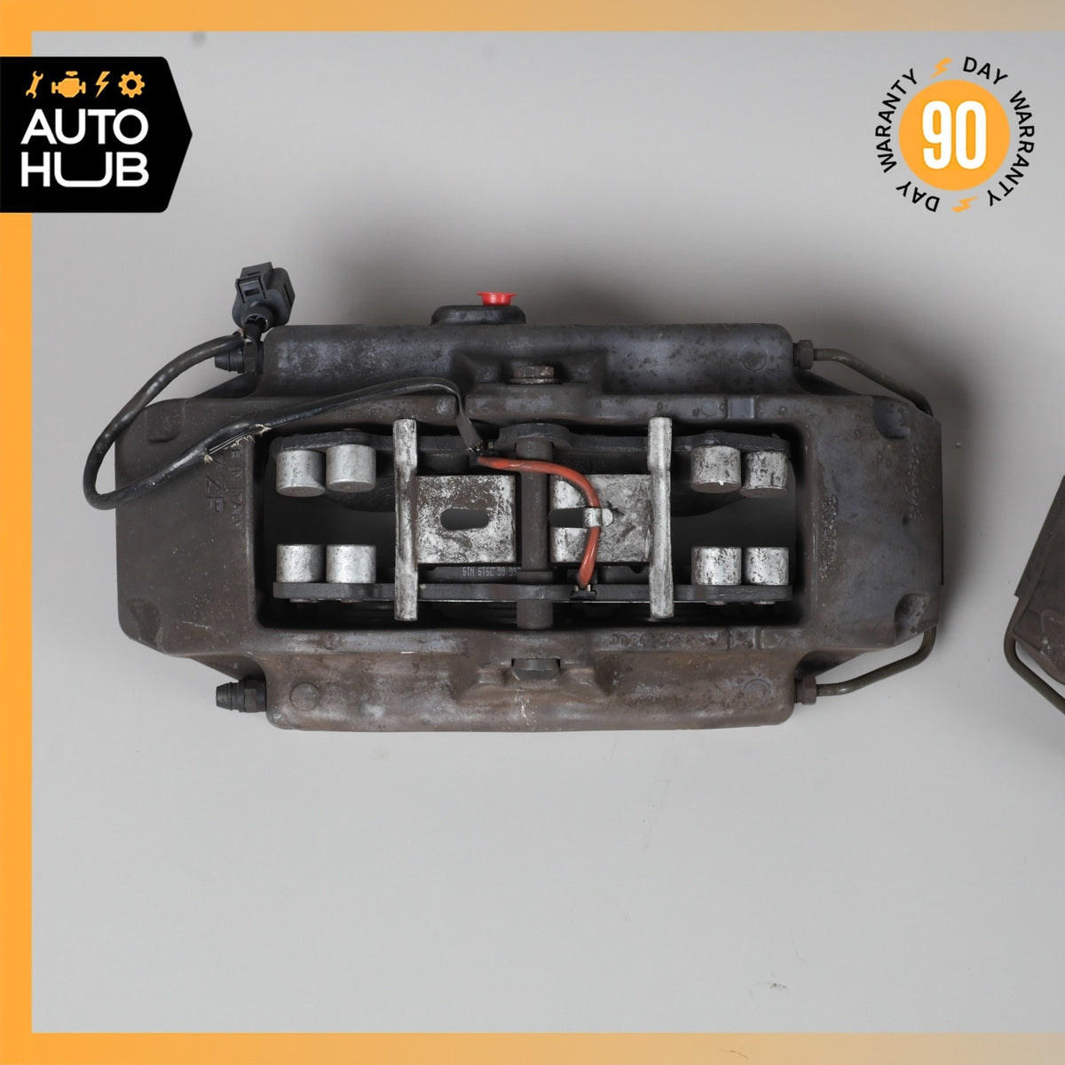04-10 Porsche Cayenne 955 Front Left & Right Brake Caliper Set OEM - photo 7