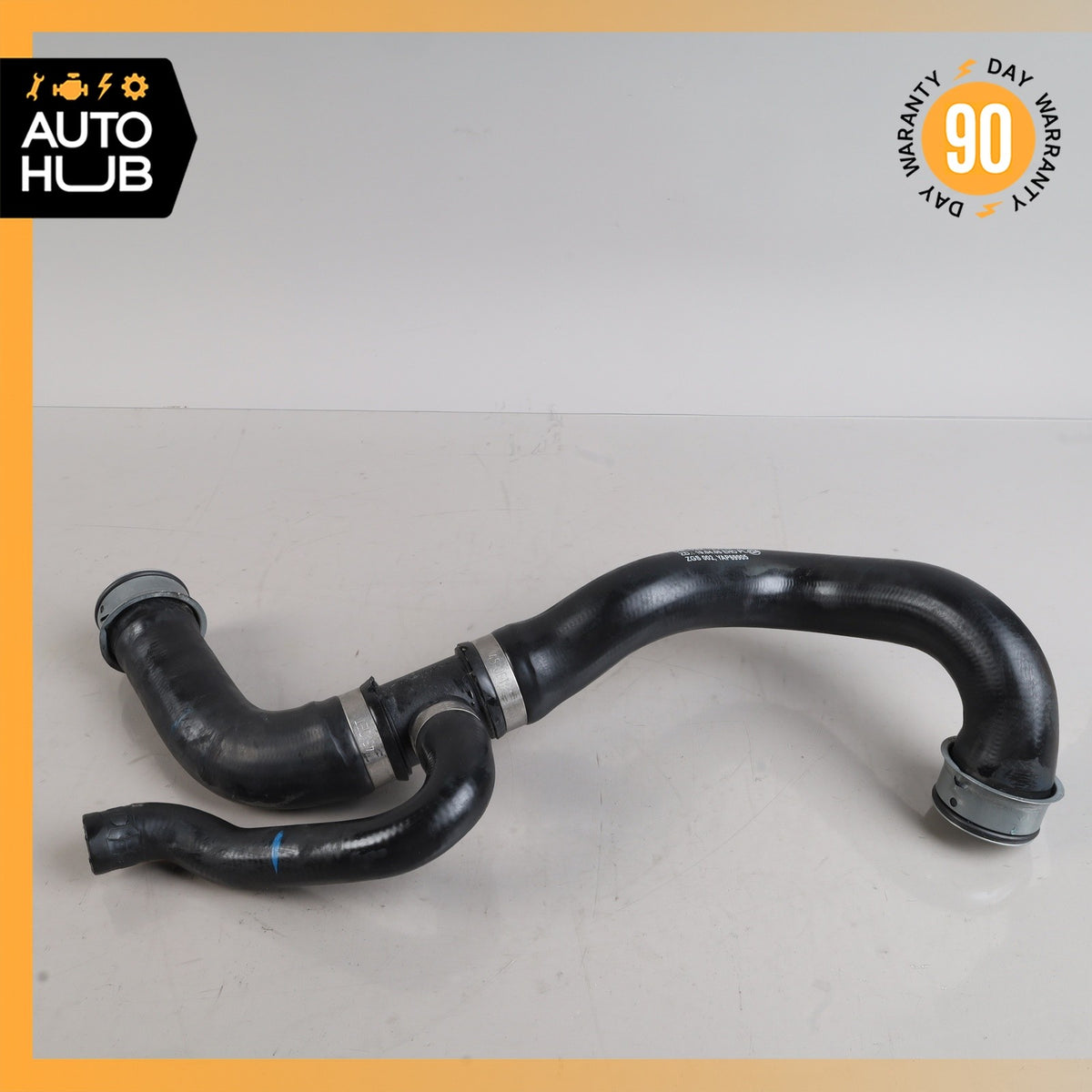 06-09 Mercedes W211 E350 Lower Radiator Cooling Hose Pipe 2115018182 OEM - photo 5