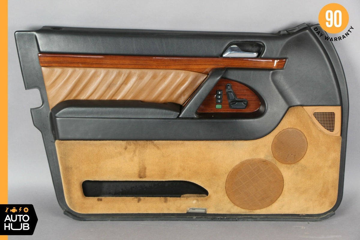 92-94 Mercedes W140 400SEL S500 Front Left Driver Side Interior Door Panel OEM - photo 1
