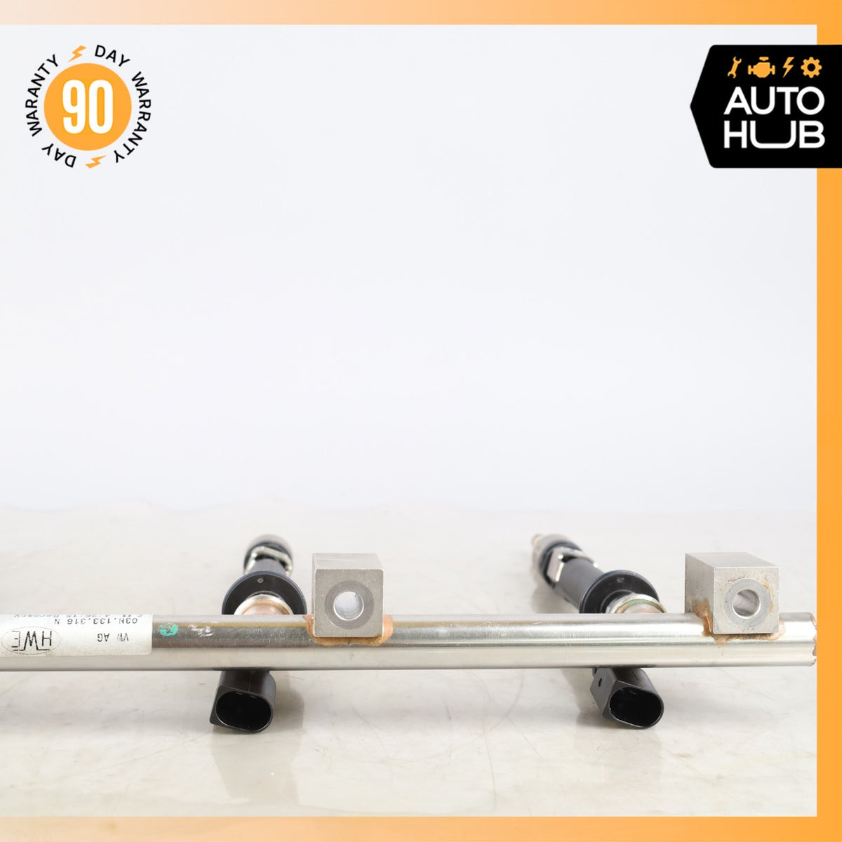 11-18 Porsche Cayenne 958 Touareg VR6 Upper Fuel Injector Rail w/ Injectors OEM - photo 5