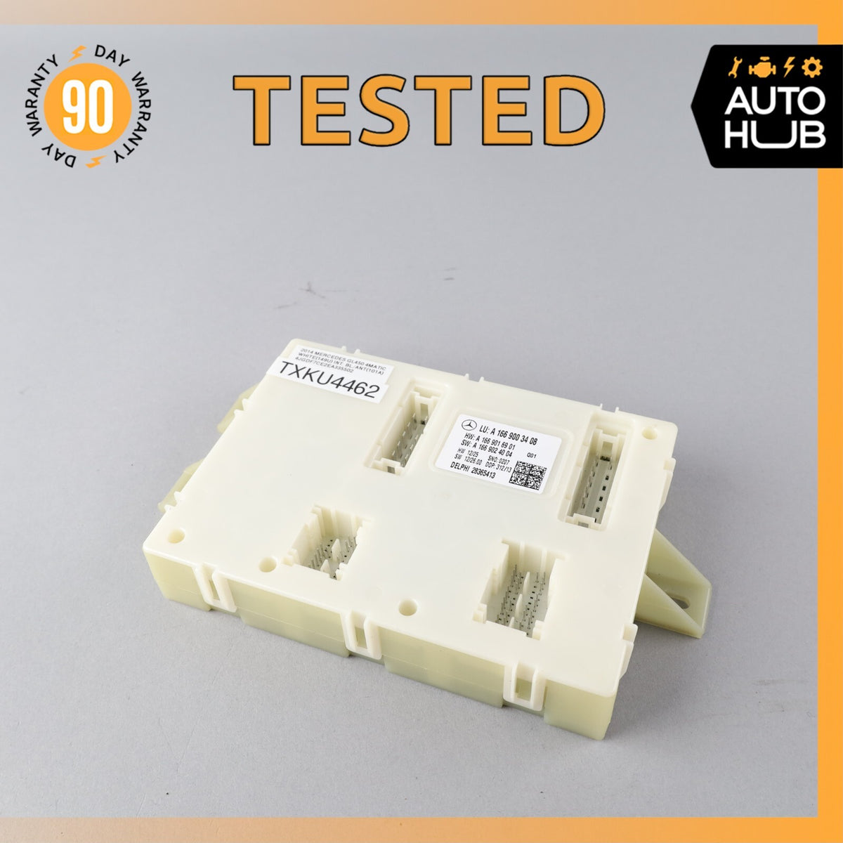 13-19 Mercedes X166 GL450 GLS550 Rear Relay Fuse Box SAM Module 1669003408 OEM - photo 1