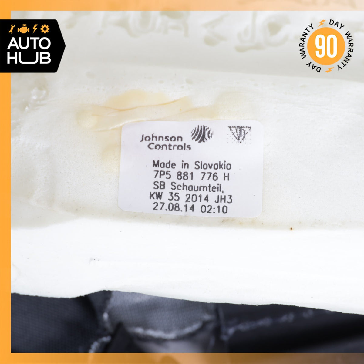 11-18 Porsche Cayenne 958 S Front Right Side Seat Upper Cushion OEM - photo 16