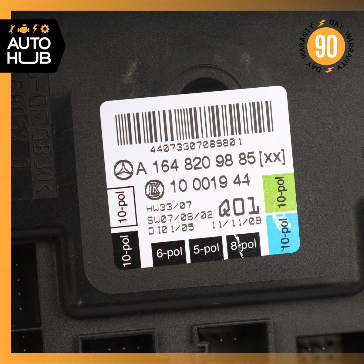06-13 Mercedes W164 ML350 GL550 R350 Front Right Side Door Control Module OEM - photo 6