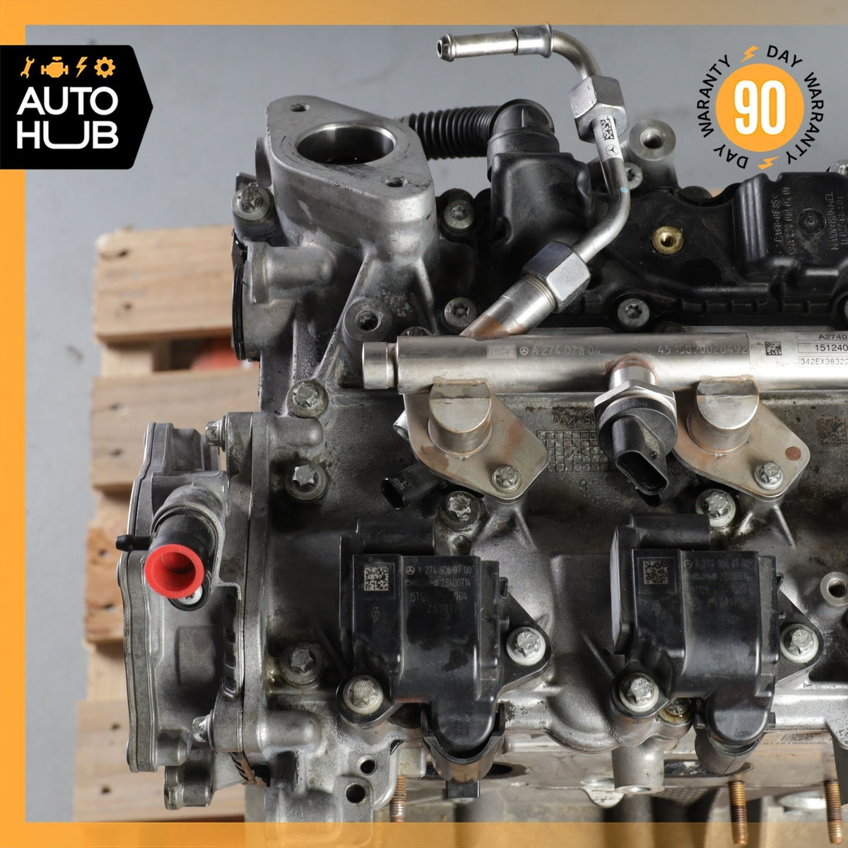 15-20 Mercedes W205 C300 E300 RWD M274 2.0L Engine Motor Assembly 274.920 OEM - photo 12