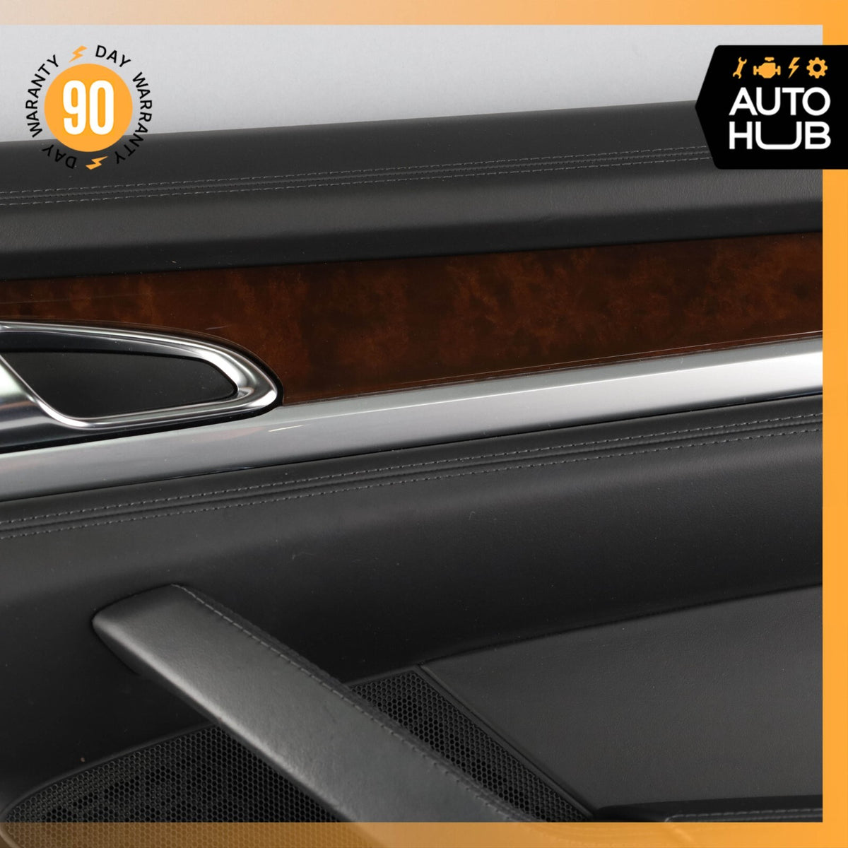 Porsche Panamera 970 Turbo Front Right Side Interior Door Panel Leather OEM 87k - photo 5