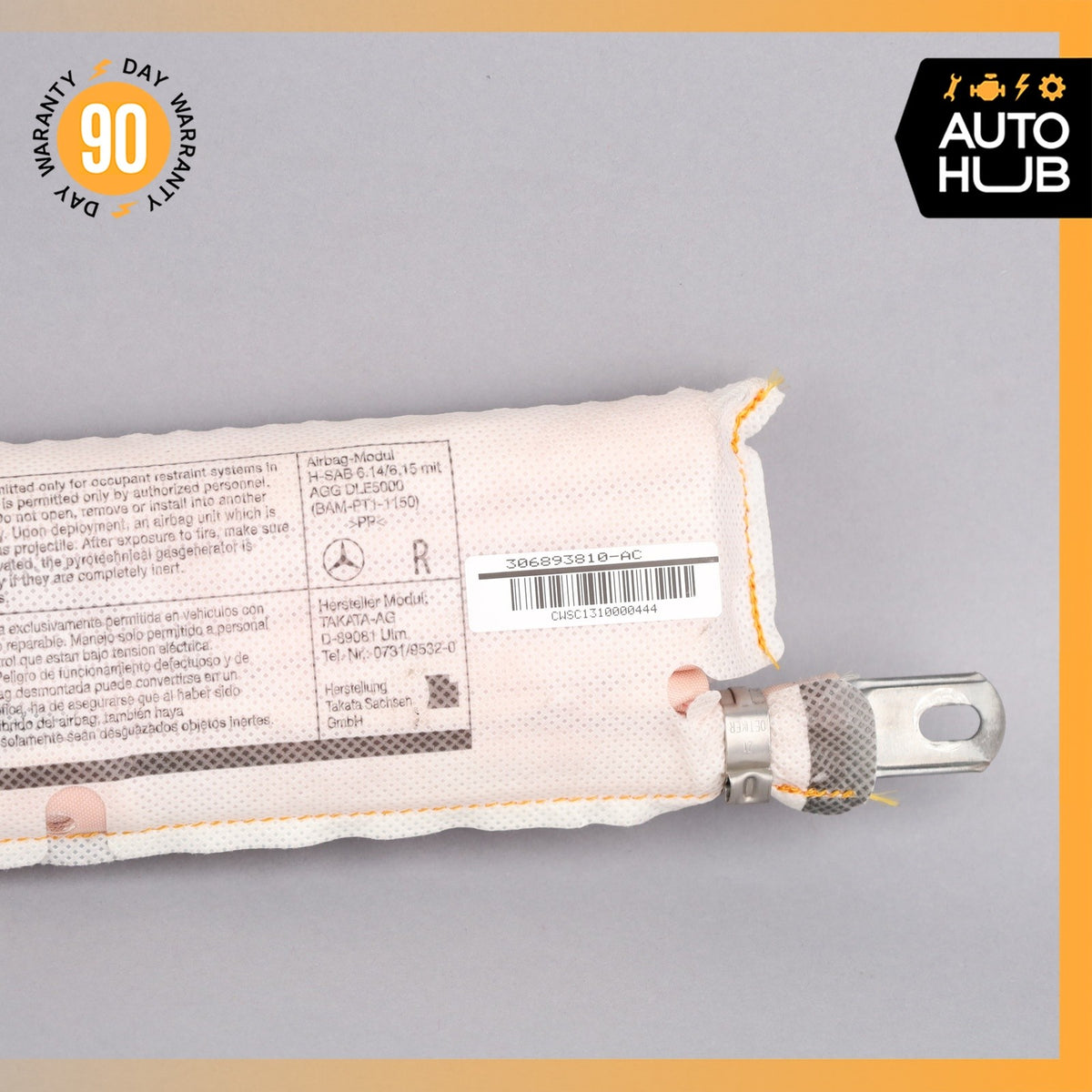 12-20 Mercedes R172 SLK250 SLC300 Right Side Door Airbag 1728602602 OEM - photo 2