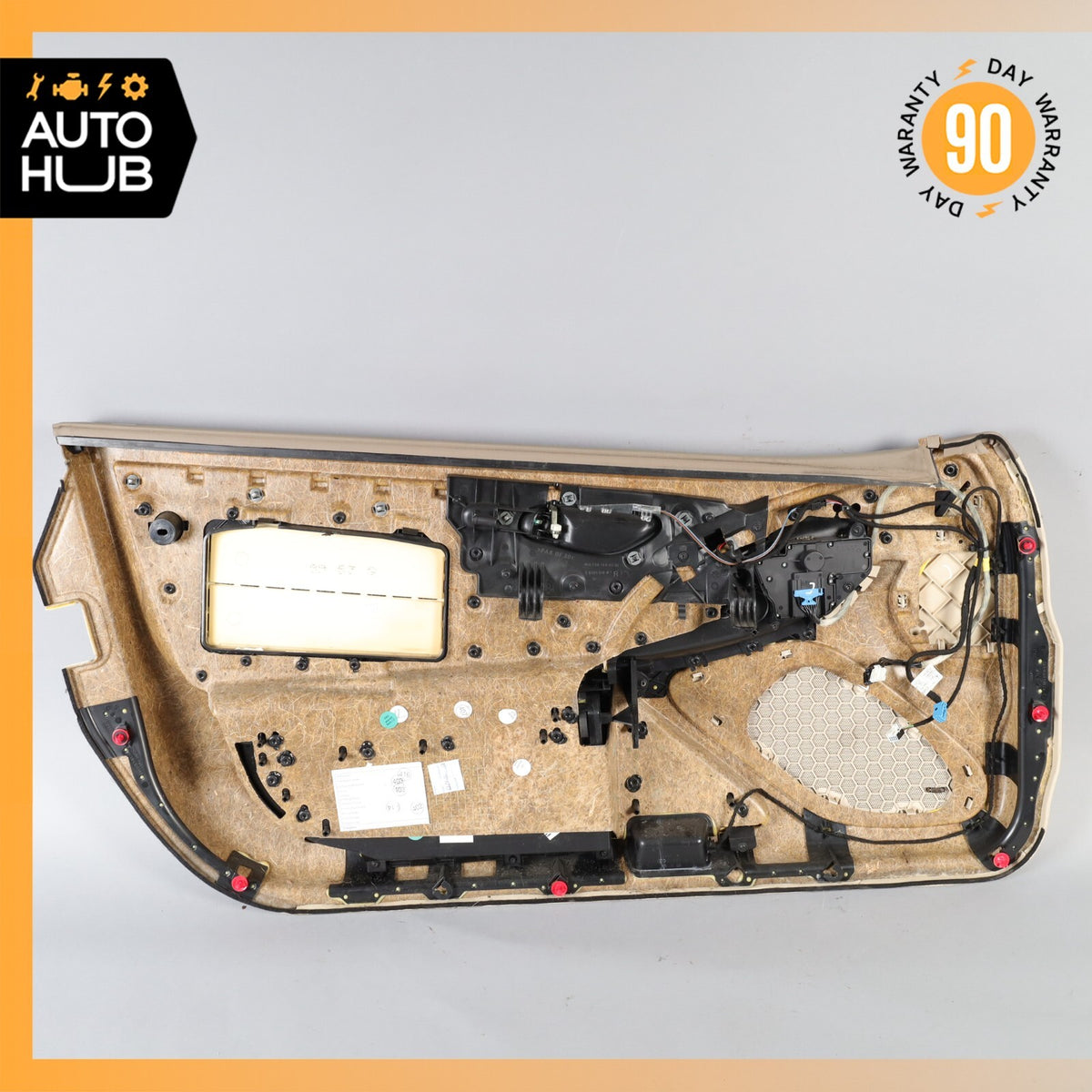 07-08 Mercedes R230 SL550 Right Passenger Side Interior Door Panel Beige OEM 72k - photo 12