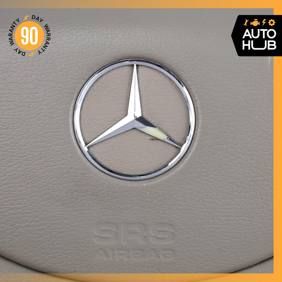 Mercedes R230 SL500 SL55 AMG CLK500 E350 Steering Wheel Airbag Air Bag Beige OEM - photo 6