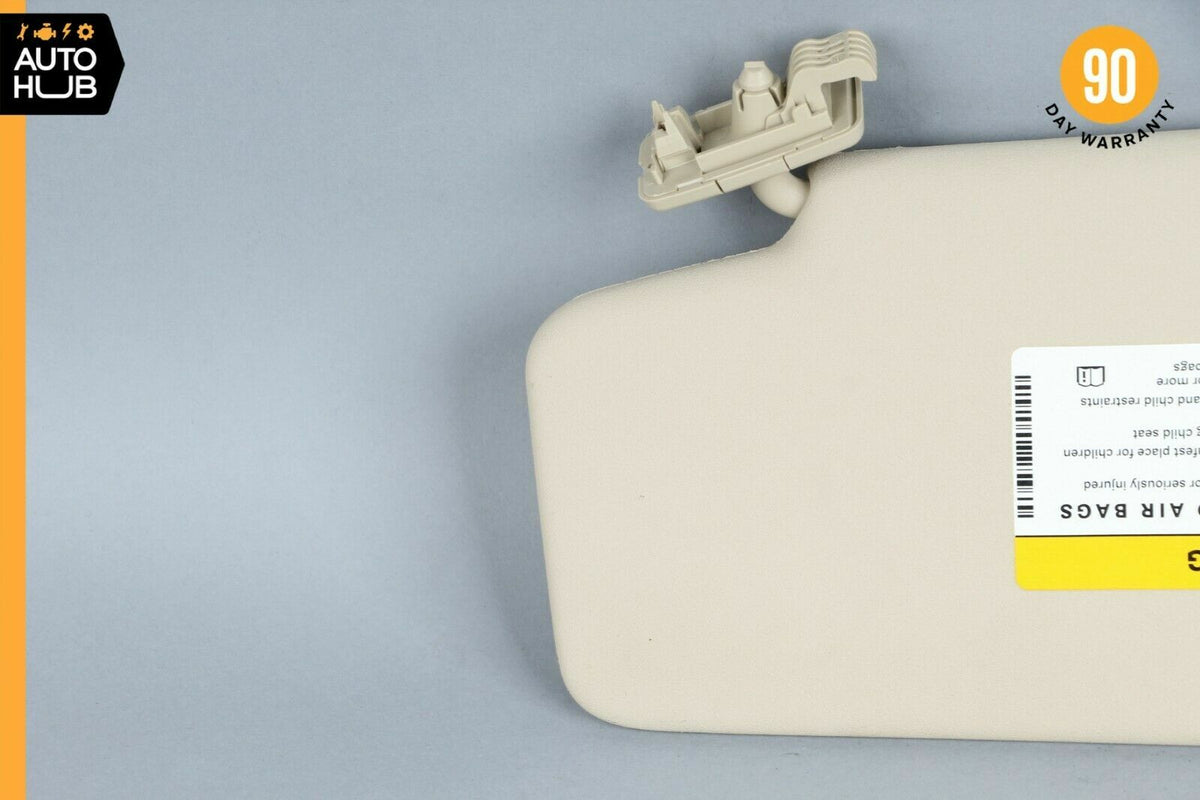 08-14 Mercedes W204 C250 C300 C350 Right Side Sunvisor Sun Visor Beige OEM - photo 7