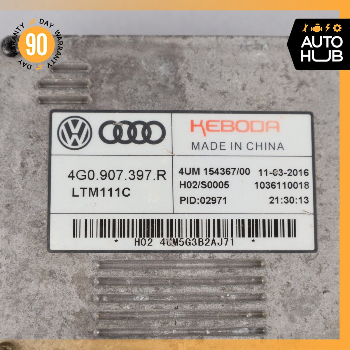 17-20 Audi 8V A3 S3 Headlight Ballast Control Module OEM - photo 9