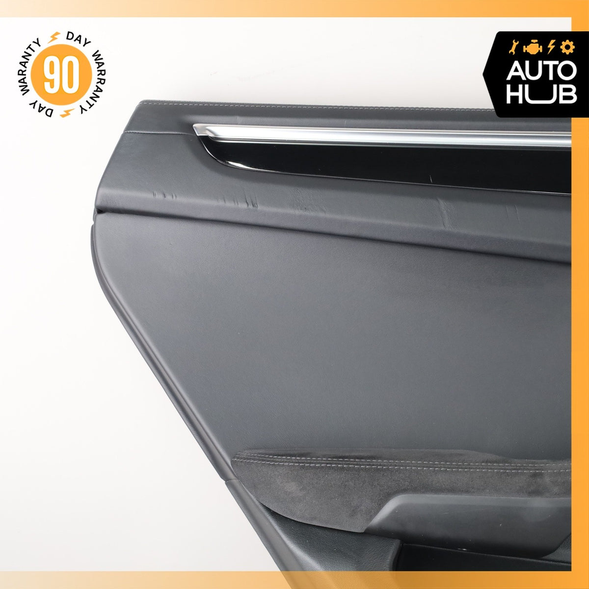 15-24 Porsche Macan 95B Rear Left Driver Interior Door Panel Suede Leather OEM - photo 2