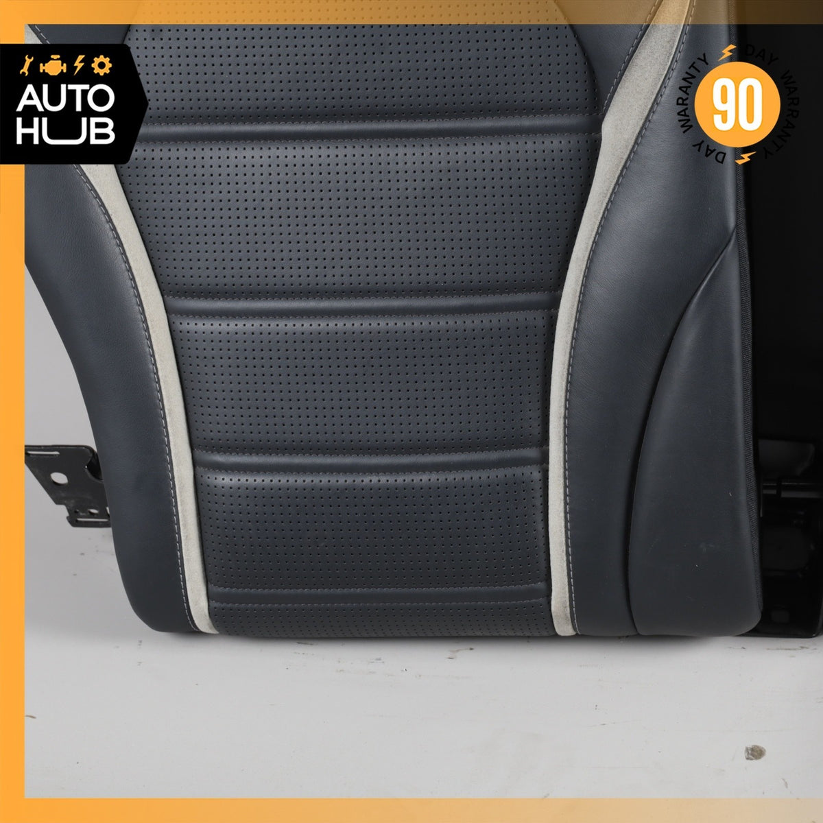 15-21 Mercedes W205 C63 AMG Sedan Rear Seat Cushion Upper Top Assembly Nappa OEM - photo 10