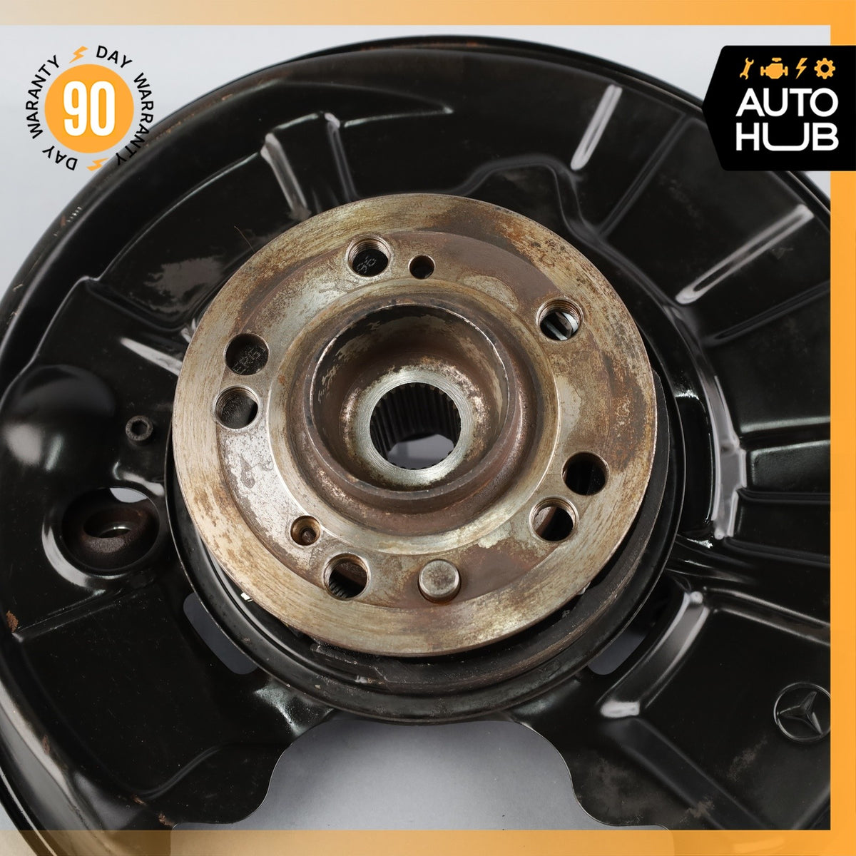 92-99 Mercedes W140 CL600 S500 Rear Left Side Spindle Knuckle Hub OEM 63k - photo 7