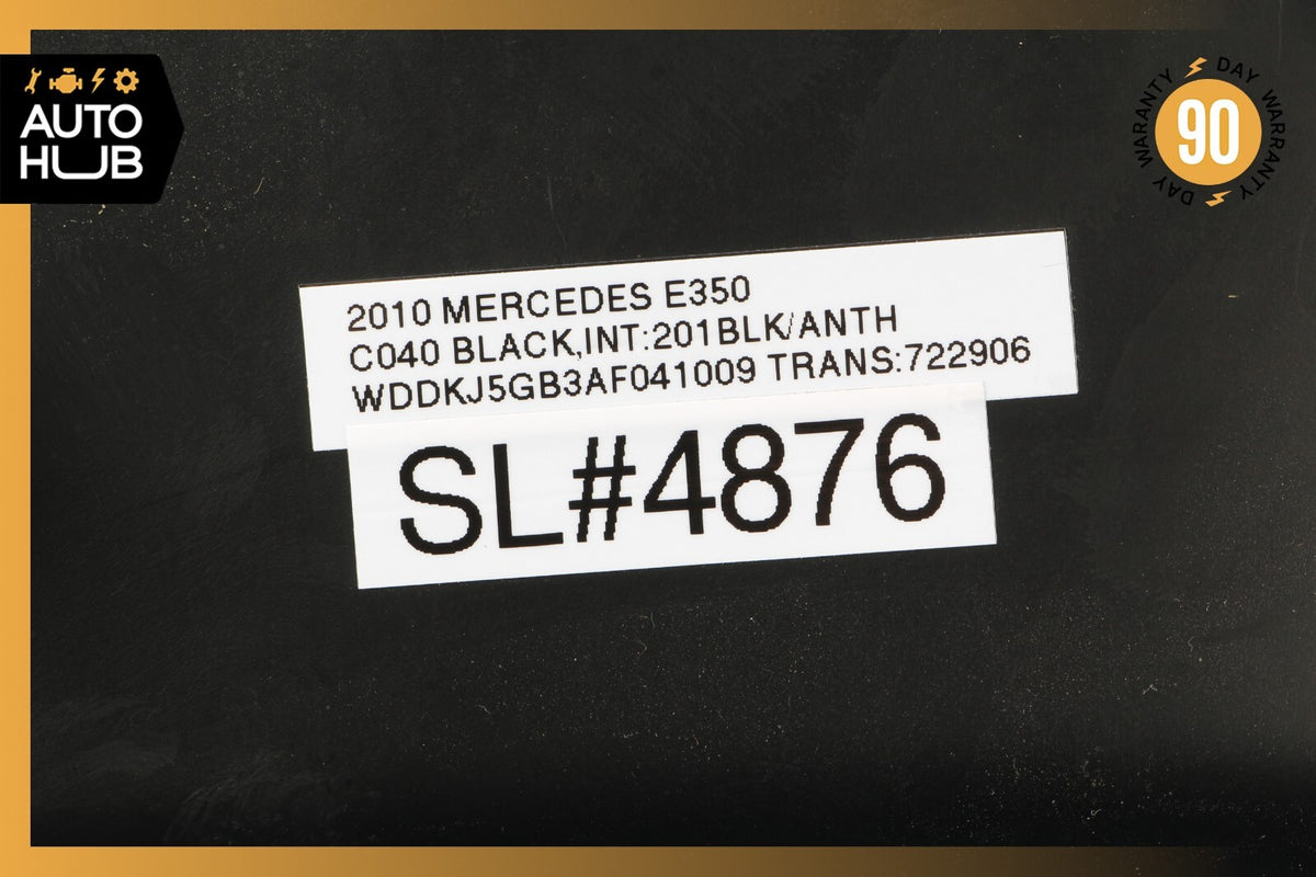 10-17 Mercedes W207 E350 E550 Dashboard Dash Board Trim Panel Left Black OEM - photo 12