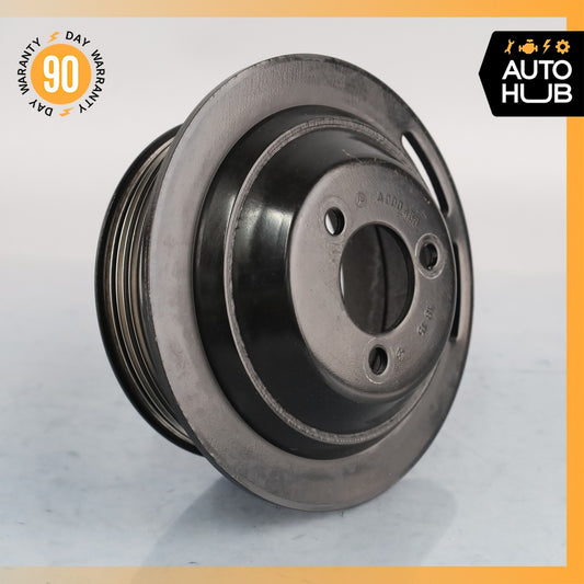 03-06 Mercedes R230 SL500 SL55 Tandem Power Steering Pump Pulley 0004661815 OEM - photo 1