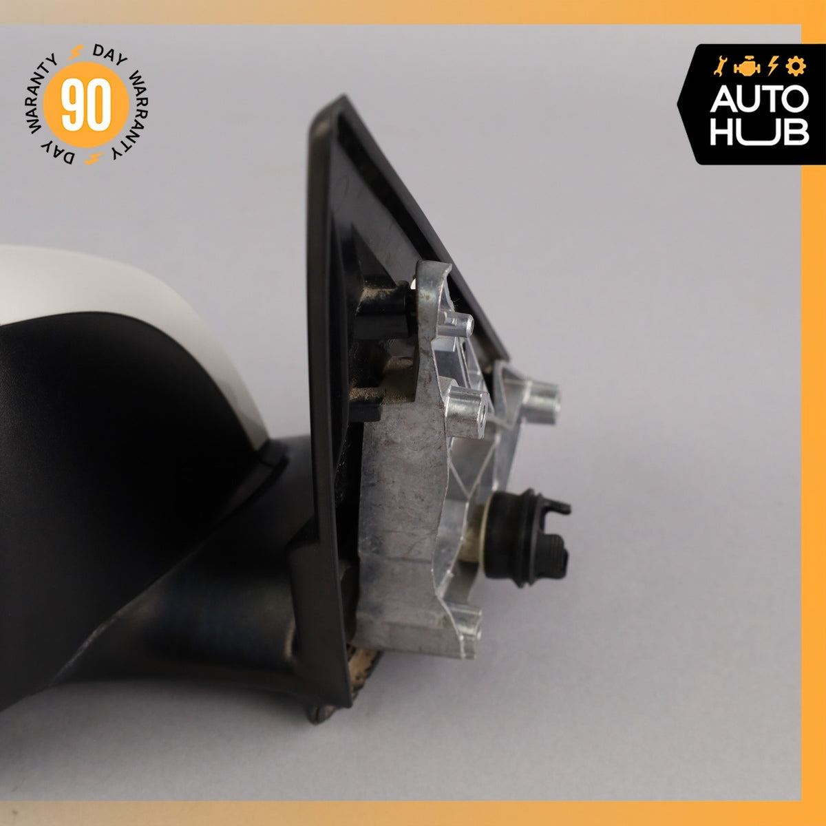13-15 BMW E84 X1 Left Driver Side Rear View Door Mirror White OEM 48k - photo 5