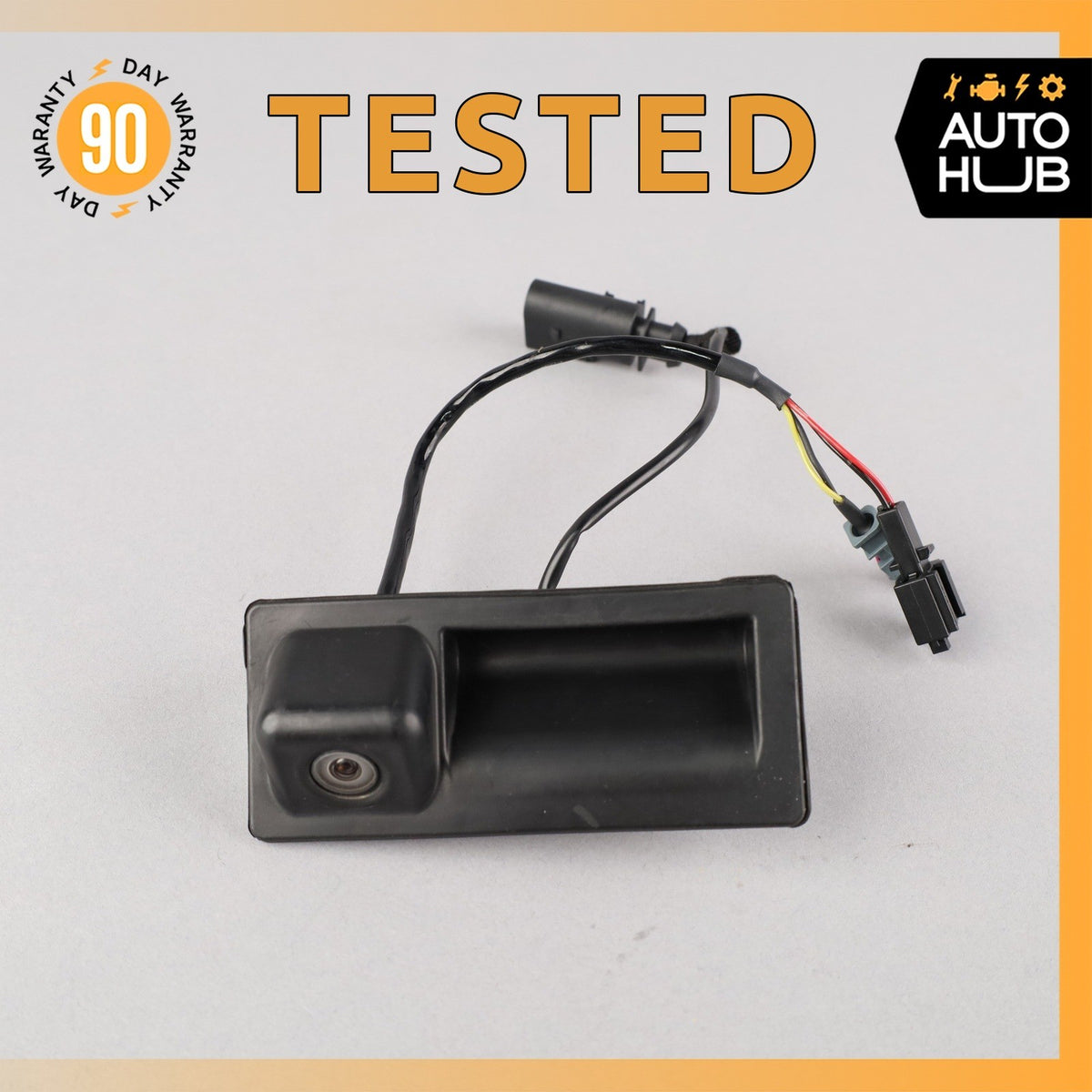 Porsche Cayenne 958 Trunk Tailgate Release Open Handle w/ Camera OEM - photo 1
