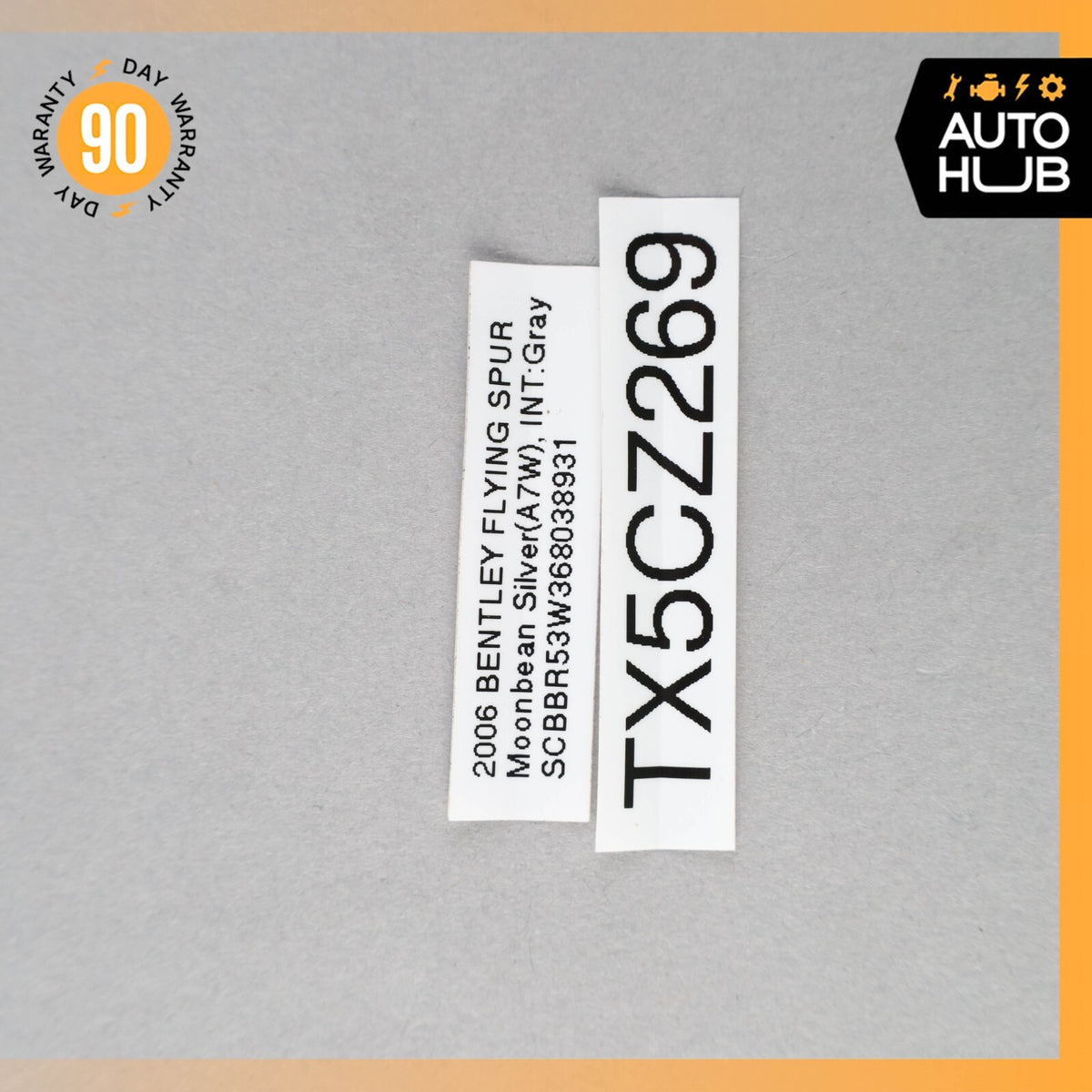 Bentley Continental Flying Spur Front Right Door Upper Window Molding Trim OEM - photo 19