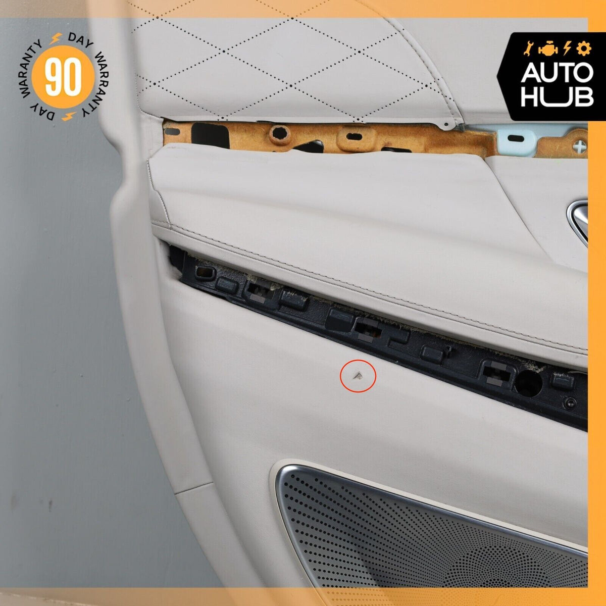 15-17 Mercedes W222 S600 S65 AMG Front Left Side Door Panel Designo White OEM - photo 3
