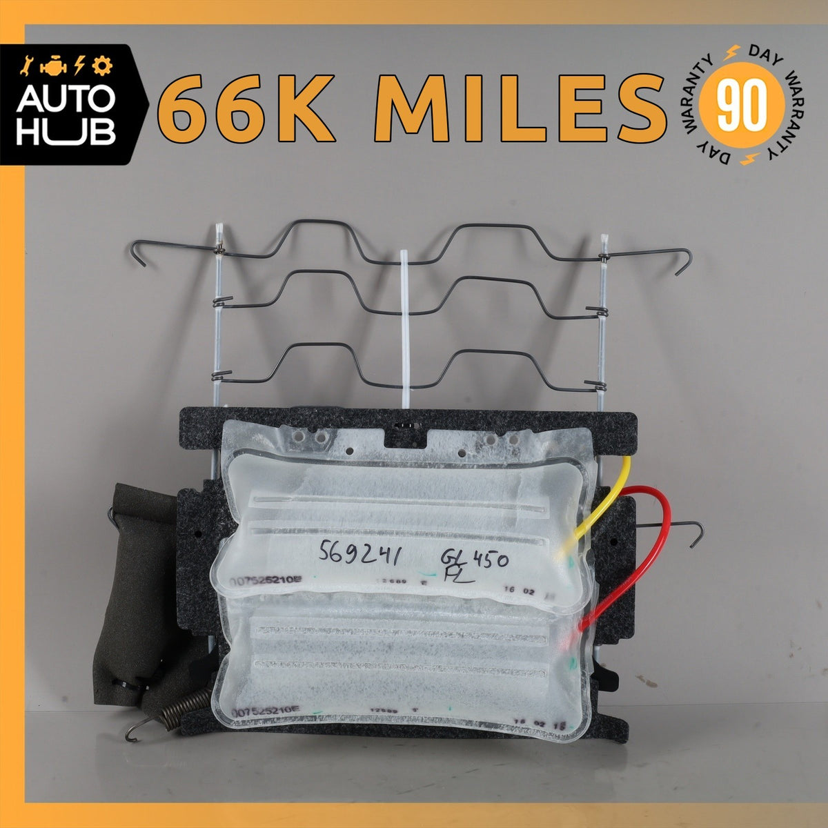 12-19 Mercedes X166 GL450 ML350 Front Upper Seat Cushion Bladder Bolster OEM - photo 1