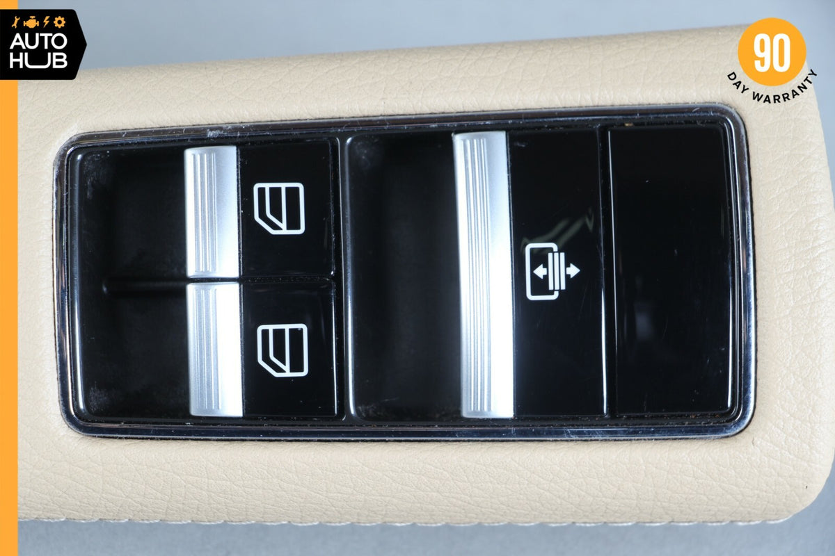 10-13 Mercedes W221 S550 S400 Rear Right Passenger Window Control Switch Beige - photo 3