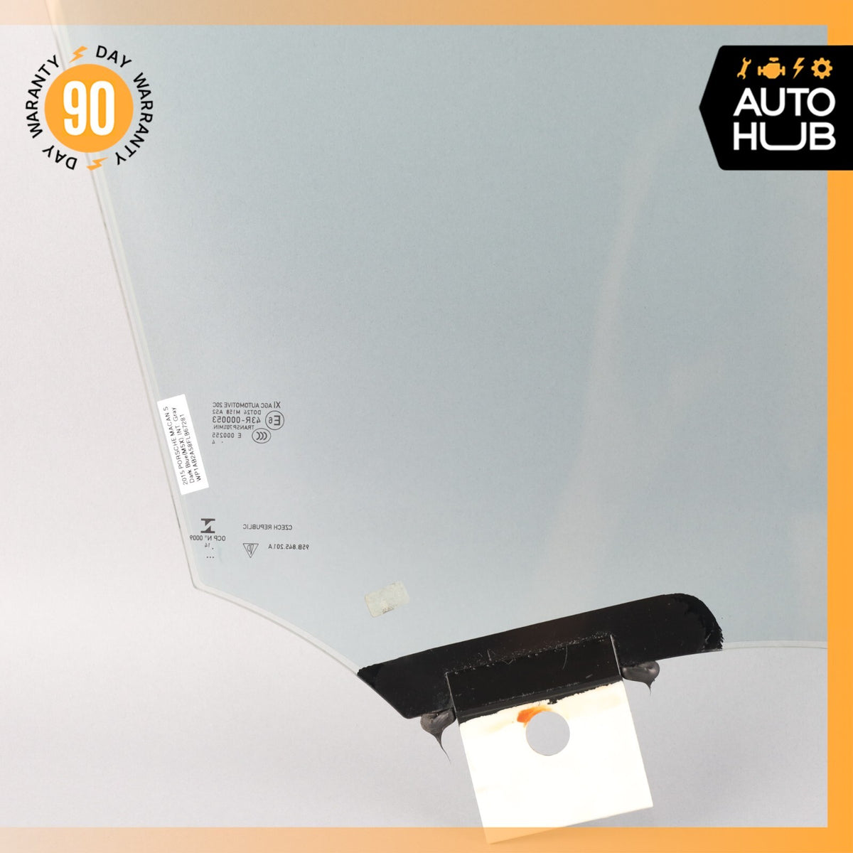 15-24 Porsche Macan S 95B Front Left Driver Side Door Window Glass OEM - photo 11