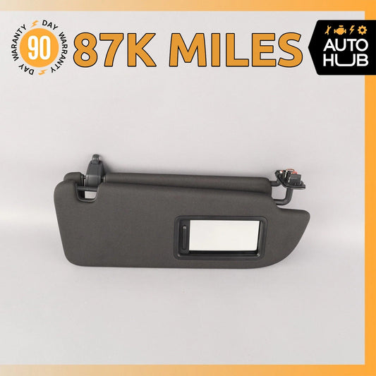 Audi 4M Q7 Right Passenger Side Sunvisor Sun Visor Black OEM 87k - photo 1