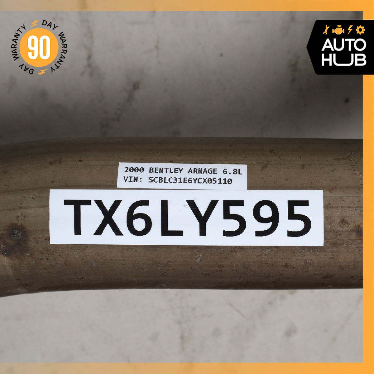 99-02 Bentley Arnage 6.8L V8 Exhaust Silencer Resonator Midpipe PJ55315PA OEM - photo 18