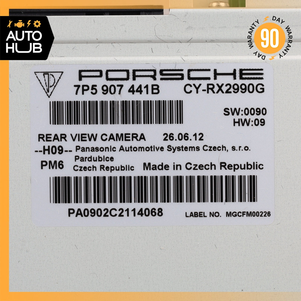 11-14 Porsche Cayenne 958 Rear View Backup Camera Control Module 7P5907441B OEM - photo 7