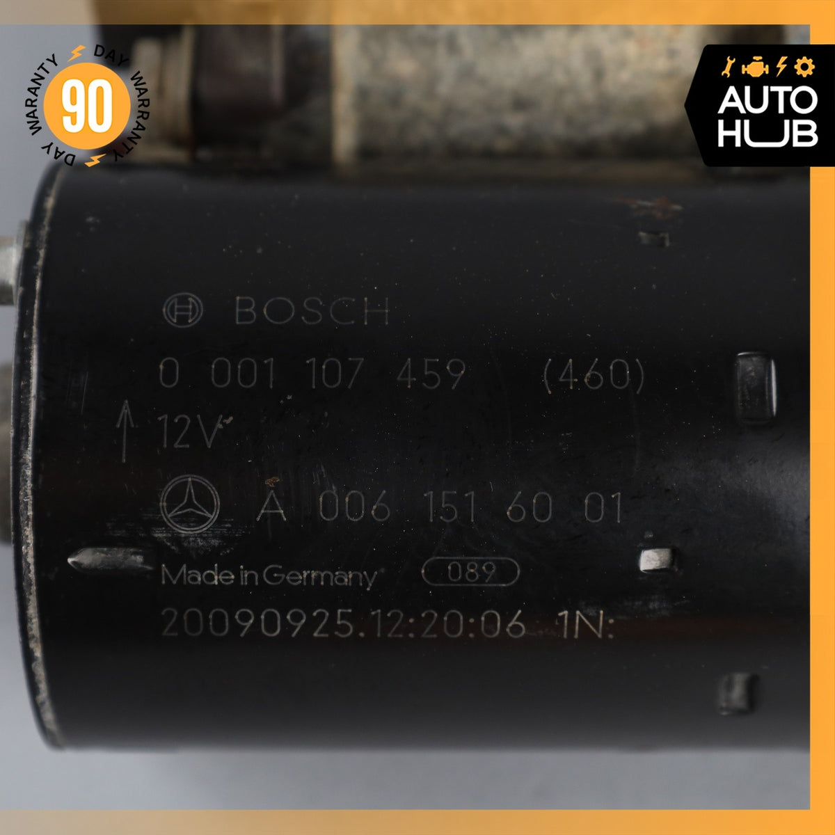 07-13 Mercedes W212 E350 S550 CL550 CLS550 Engine Motor Starter 0061516001 OEM - photo 3