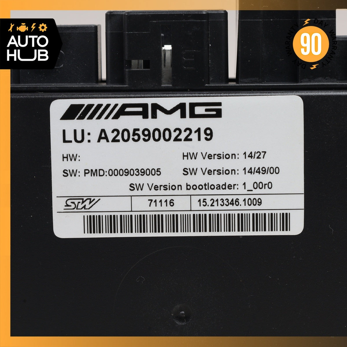 15-16 Mercedes W205 C63 AMG C43 AMG Active Engine Mount Control Module OEM - photo 6
