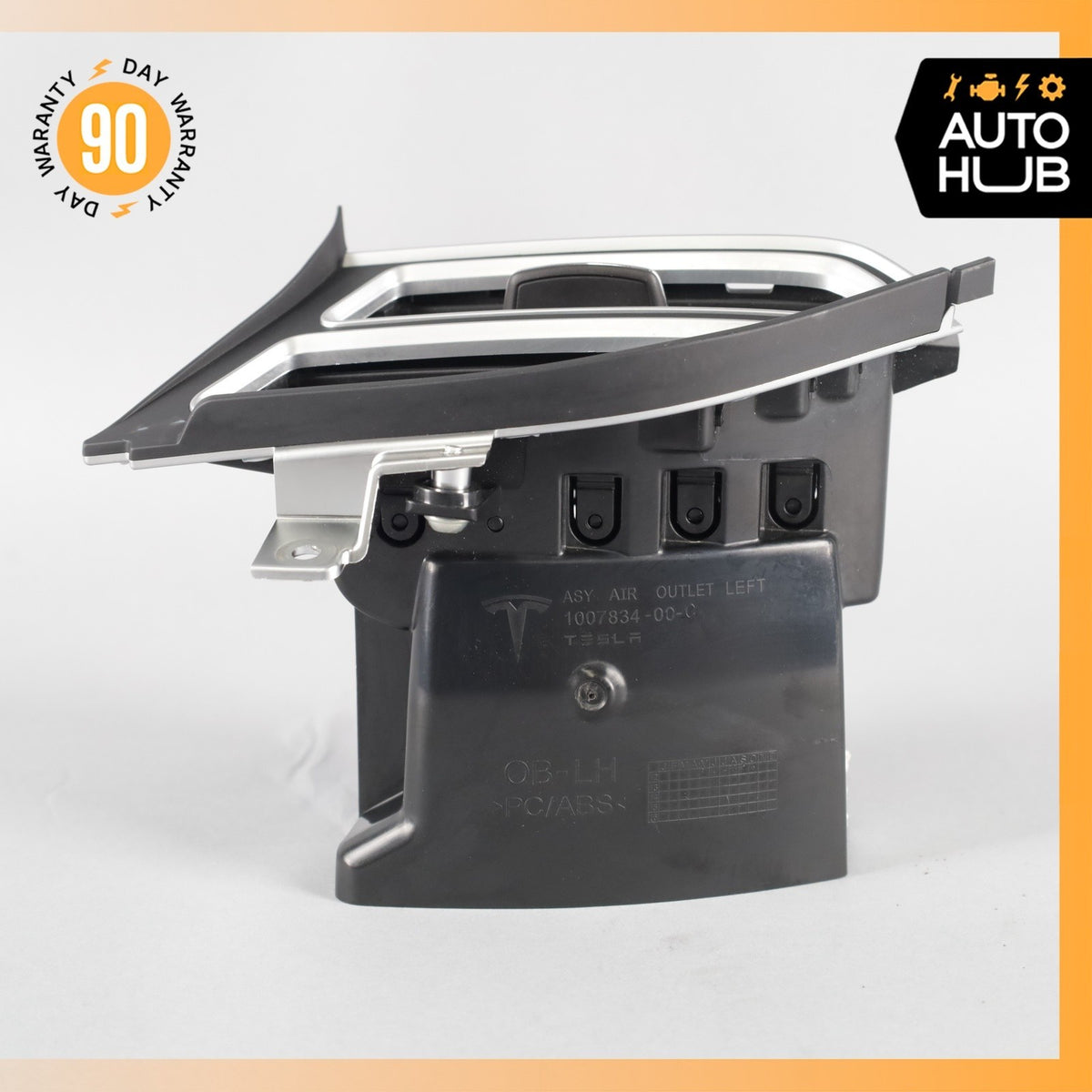 12-20 Tesla Model S Dash AC A/C Air Vent Grill Left Side 100783400C OEM - photo 8